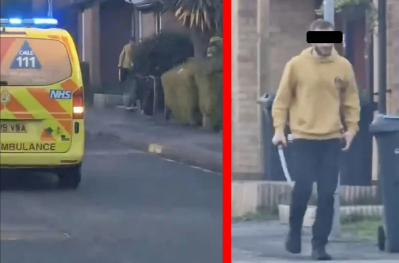 Amokalarm! Mann mit Schwert tötet Jungen und verletzt Passanten schwer!